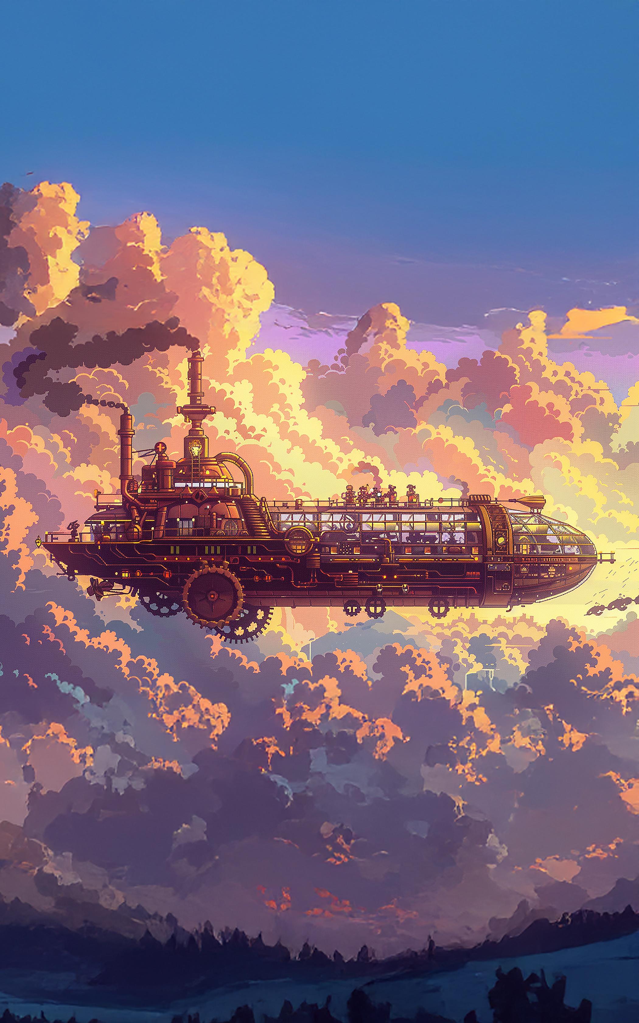 Steampunk Gökyüzü Gemisi