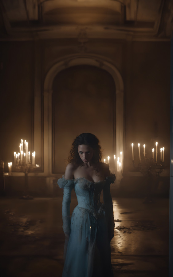 Gotik Mum Işığı Zarafeti