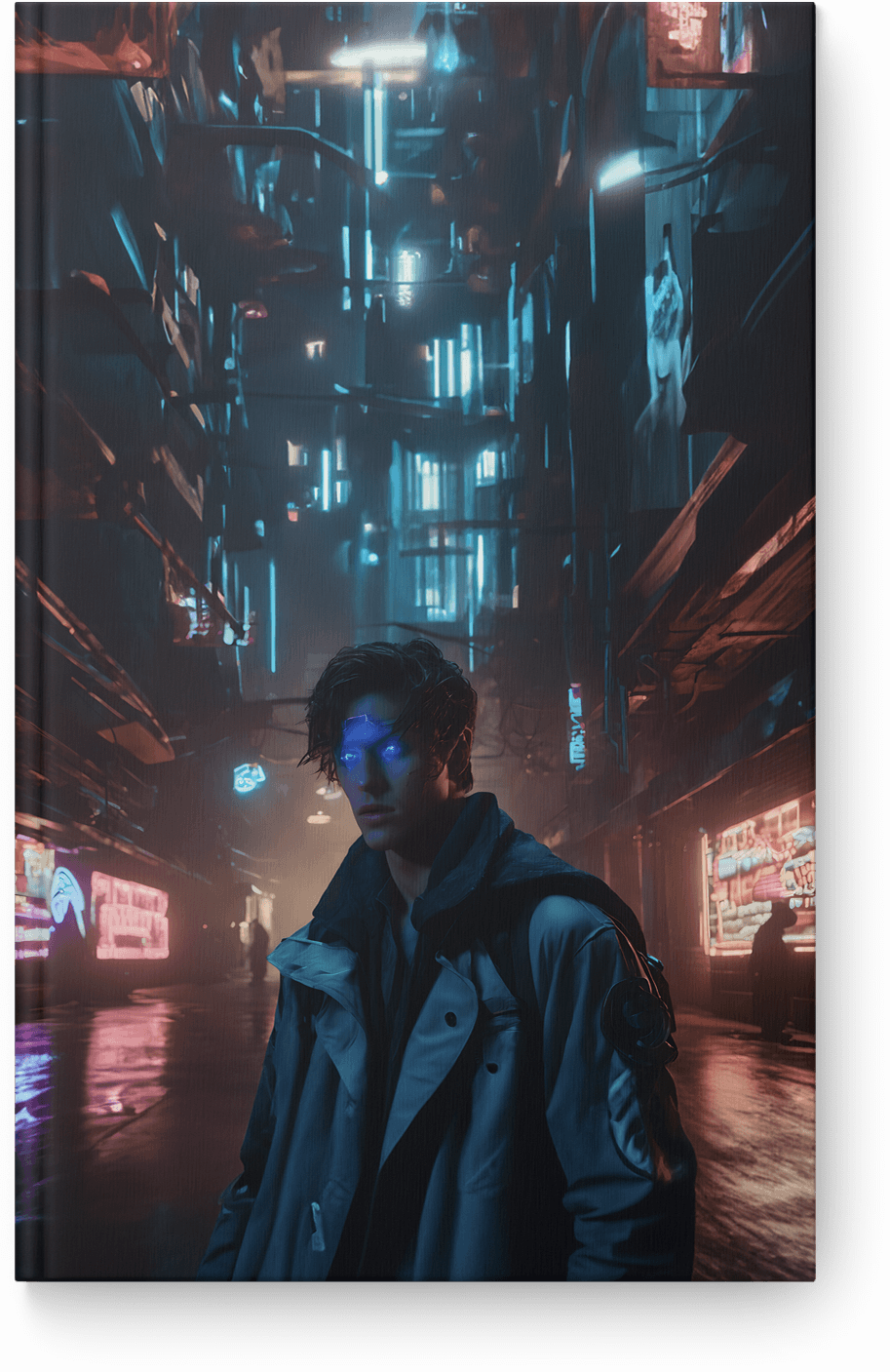 Neon Siberpunk Gözcüsü