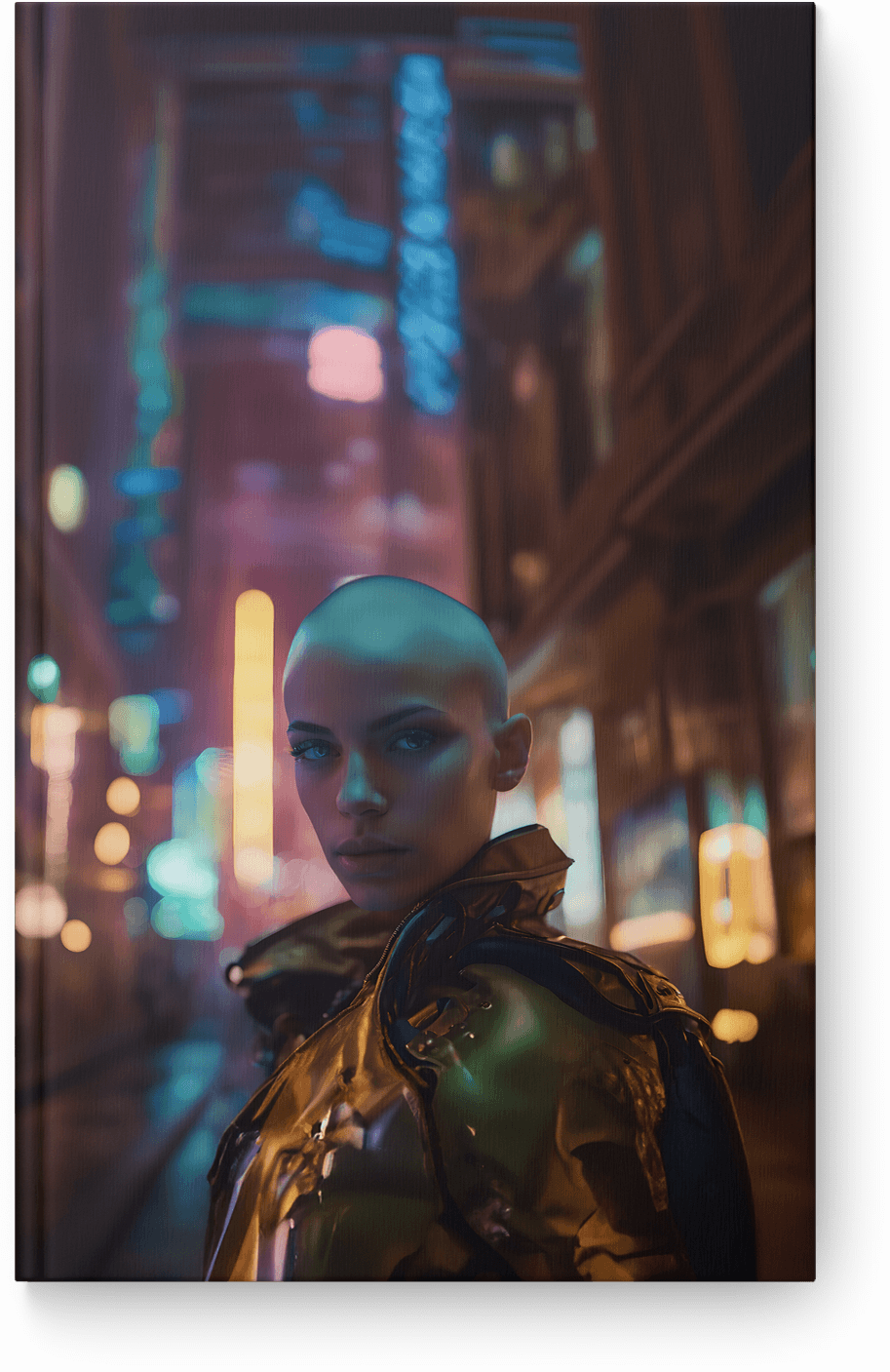 Neon Siberpunk Gözcüsü