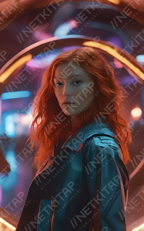 Neon Halo Portre
